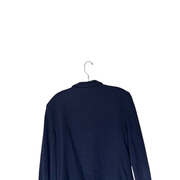 Talbots Blazer Blue Office Work Career Business Corporate Single Breasted Large - Picture 9 of 13